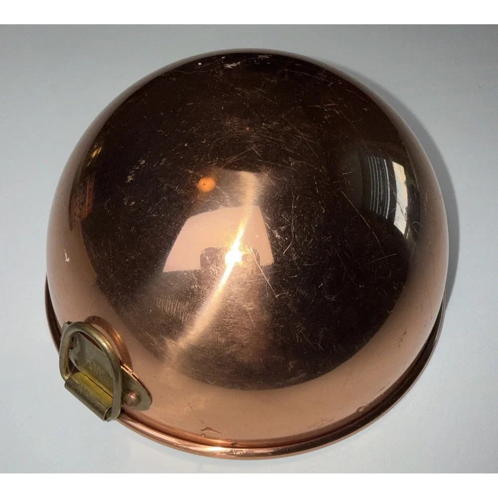 Vintage Copper Mixing Bowl 6
